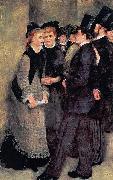 Pierre-Auguste Renoir La sortie de Conservatorie France oil painting artist
